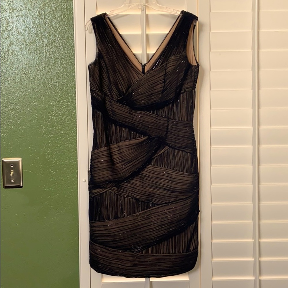 Tadashi Shoji sequin evening dress